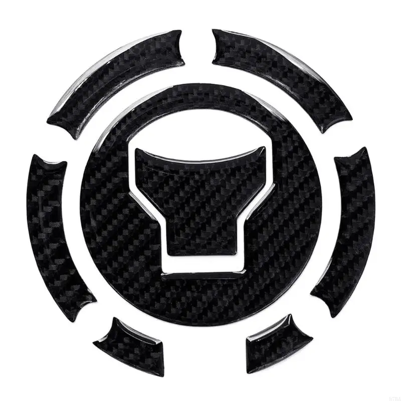 

57BA Gas Protector for Motorcycle Pad Decal Carbon Fiber Pad Protector Sticker Anti Slip Waterproof Sticker
