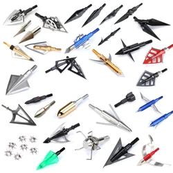 1 pçs caça broadheads setas ponto seta cabeças para caça com arco e flecha aplicar para arco composto e arcos e recoil seta