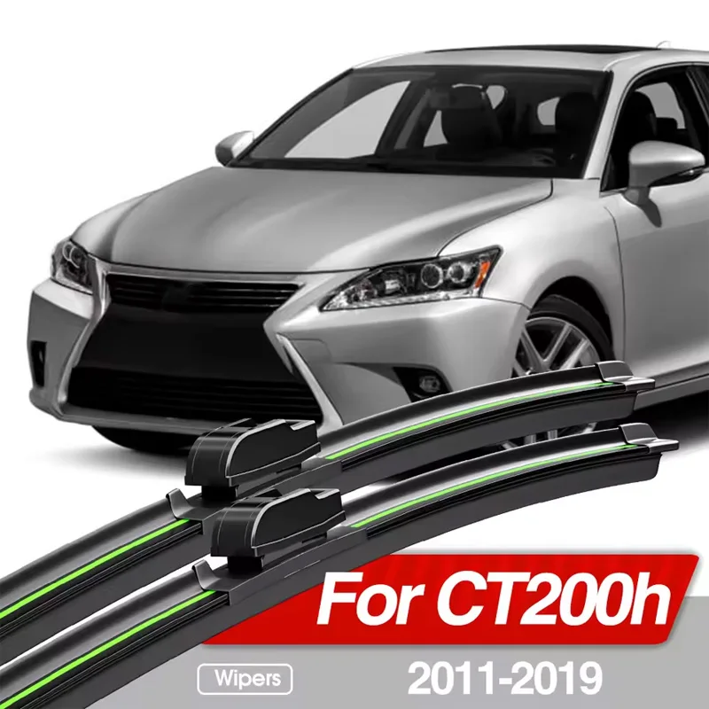 For Lexus CT200h 2011-2019 Front Windshield Wiper Blades 2pcs Windscreen Window Accessories 2012 2013 2014 2015 2016 2017 2018