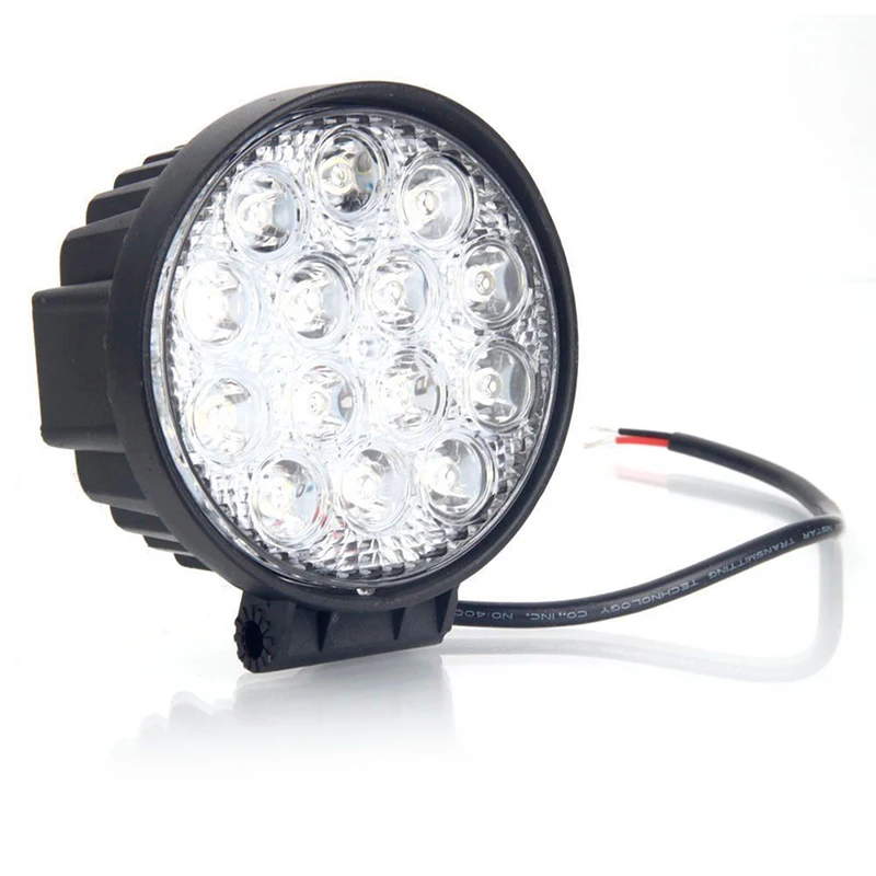 4 ''42W Led Flood Round Work Light Offroad Truck Car SUV ATV Driving Lamp