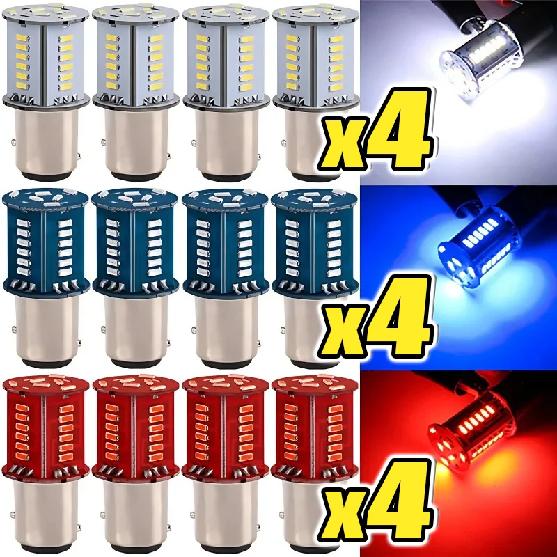 Motorcycle Car LED Brake Lights Auto Low Power Strong Spotlight Cars Tail Light Night Safe Driving Autos Lamps Accessories