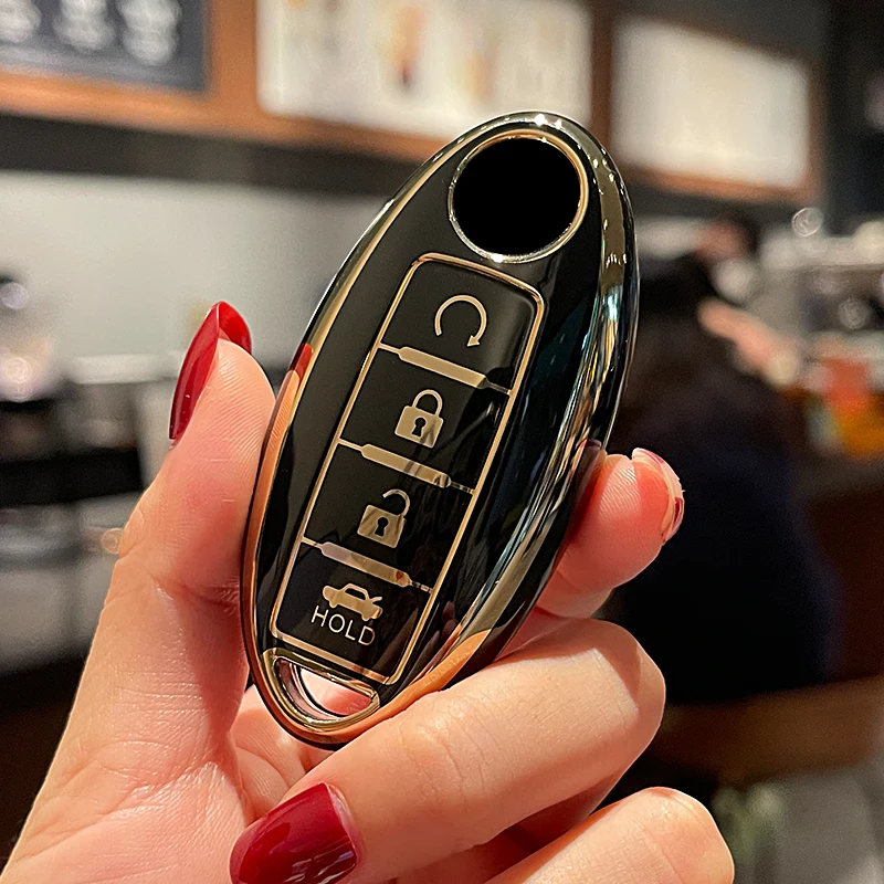 Custodia per chiave a distanza per auto in TPU per Nissan Qashqai J10 J11 X-Trail Patrol Y62 Rouge Maxima Altima Sentra Murano 2018 2019 2020