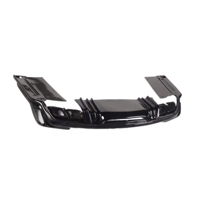

Rear Diffuser For Cadillac CT4 2020-2023 Car Rear Bumper Lip with Exhaust Pipes Upgrade Black Wing Style Diffuse Auto Body Parts