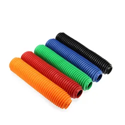 Universal Motorcycle Fork Cover Gaiters Gators Boots Shock For Honda Suzuki Kawasaki Yamaha Touring Chopper