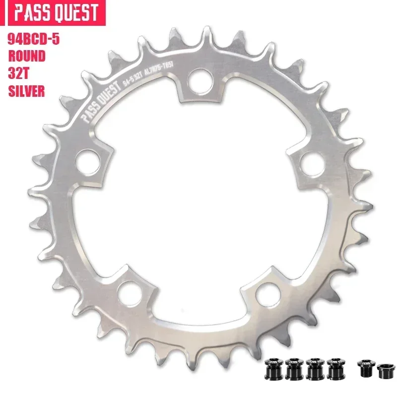 94 bcd自転車チェーンリング、10/11/12スピード、32t/34t/36t/38t/40t