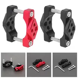 1pcs 17-42mm Motorcycle Headlight Bracket Scooter Bicycle Spotlight Auxiliary Clamp Mount Clip Light Phone GPS Handlebar Holder
