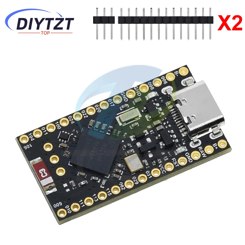Placa de desarrollo NRF52840 Compatible con Nice! Nano V2.0 Bluetooth Gestión de carga Pro Micro NRF52840