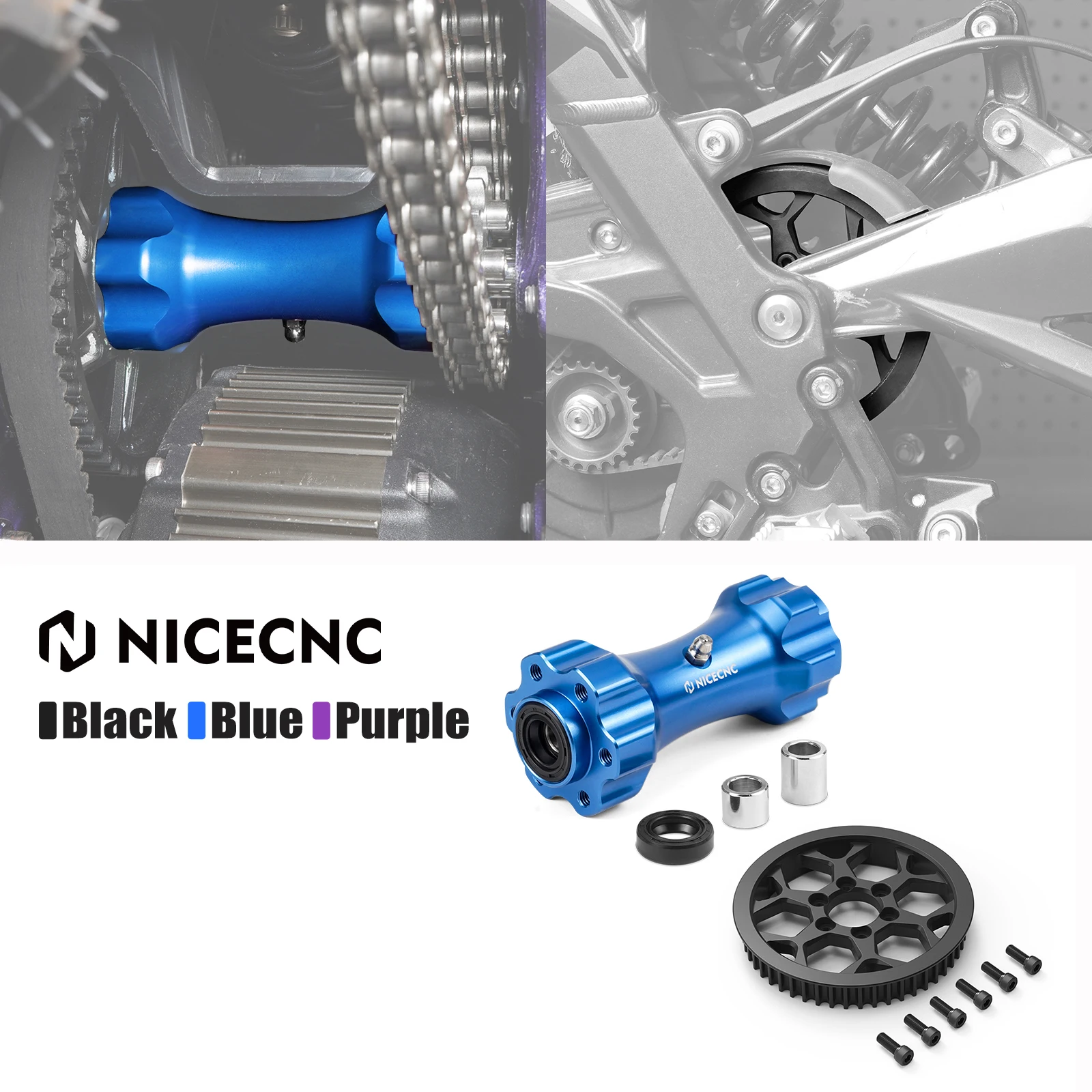 

Middle Drive Axis For Surron light bee X light bee S Sur-ron light bee X/S Segway X160 X260 Middle Drive Axis & Secondary Pulley