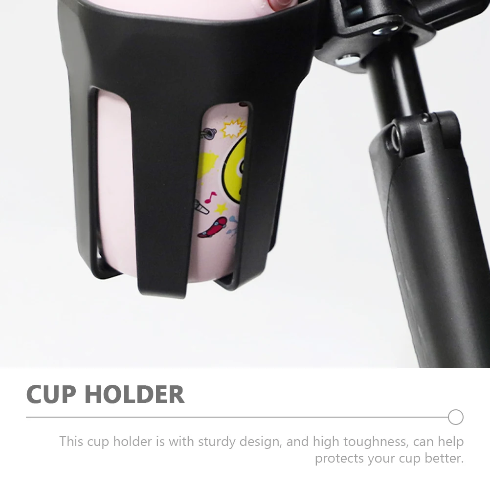 

1pcs Universal Sturdy Stroller Cup Holder for Baby Bottle Water Coffee PP Plastic Easy Install No Tools Strong Load Capacity