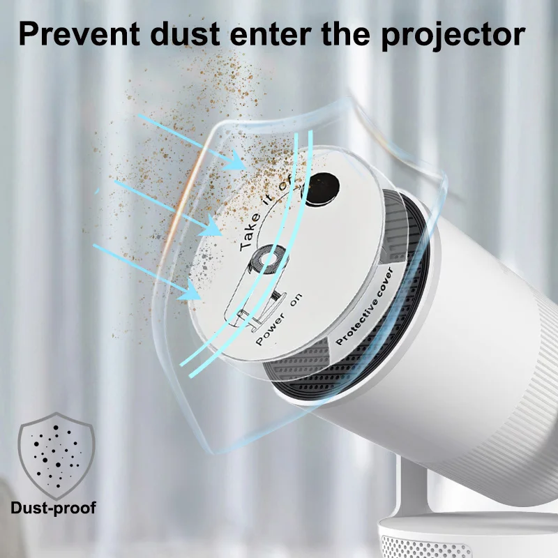 Крышка объектива DITONG HY300 Pro+ Защитите объектив и предотвращает пыль для проектора HY300 Ultra Пластиковый материал Аксессуары для проектора
