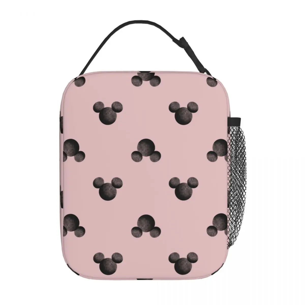 Mickey Pink Icon Insulated Lunch Bags Leakproof Reusable Thermal Bag Tote Lunch Box Beach Outdoor Food Storage Bags