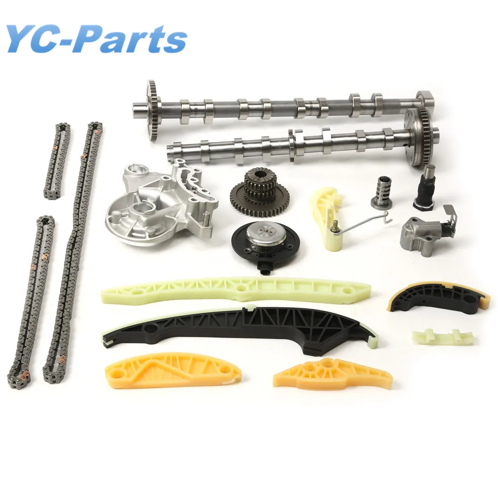 Camshaft &Timing Chain Tensioner & Bridge Bracket Magnet Valve Kit for VW Passat Golf Jetta Tiguan Audi EA888 1.8/2.0T Engine