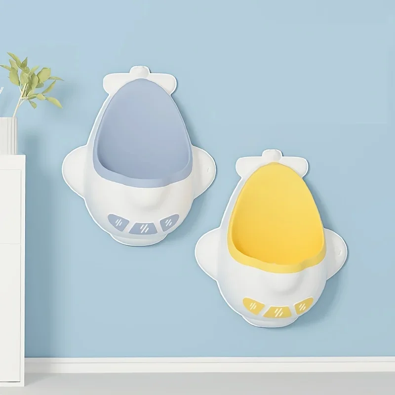 Airplane Pee Training Potty Training Urinal Funny Windmill Aiming Design Detachable Kids Standing Wall-Mounted Toilet for Boys