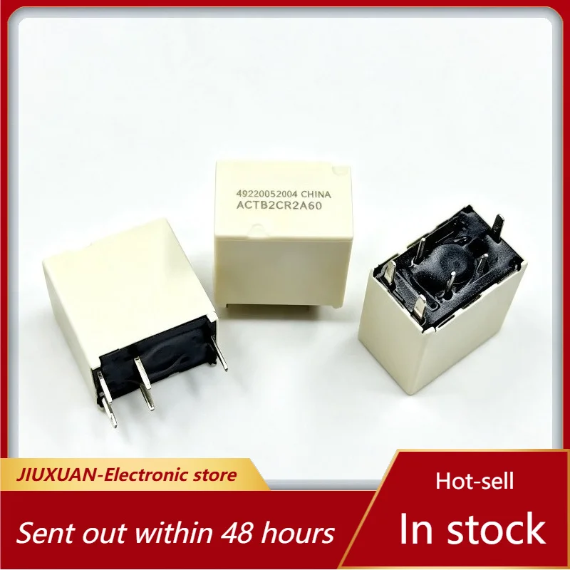 New 1pcs/lot ACTB2CR2A60 12V 20A 5Pin Automotive SPDT DC Relay Car Electromagnetic Relay