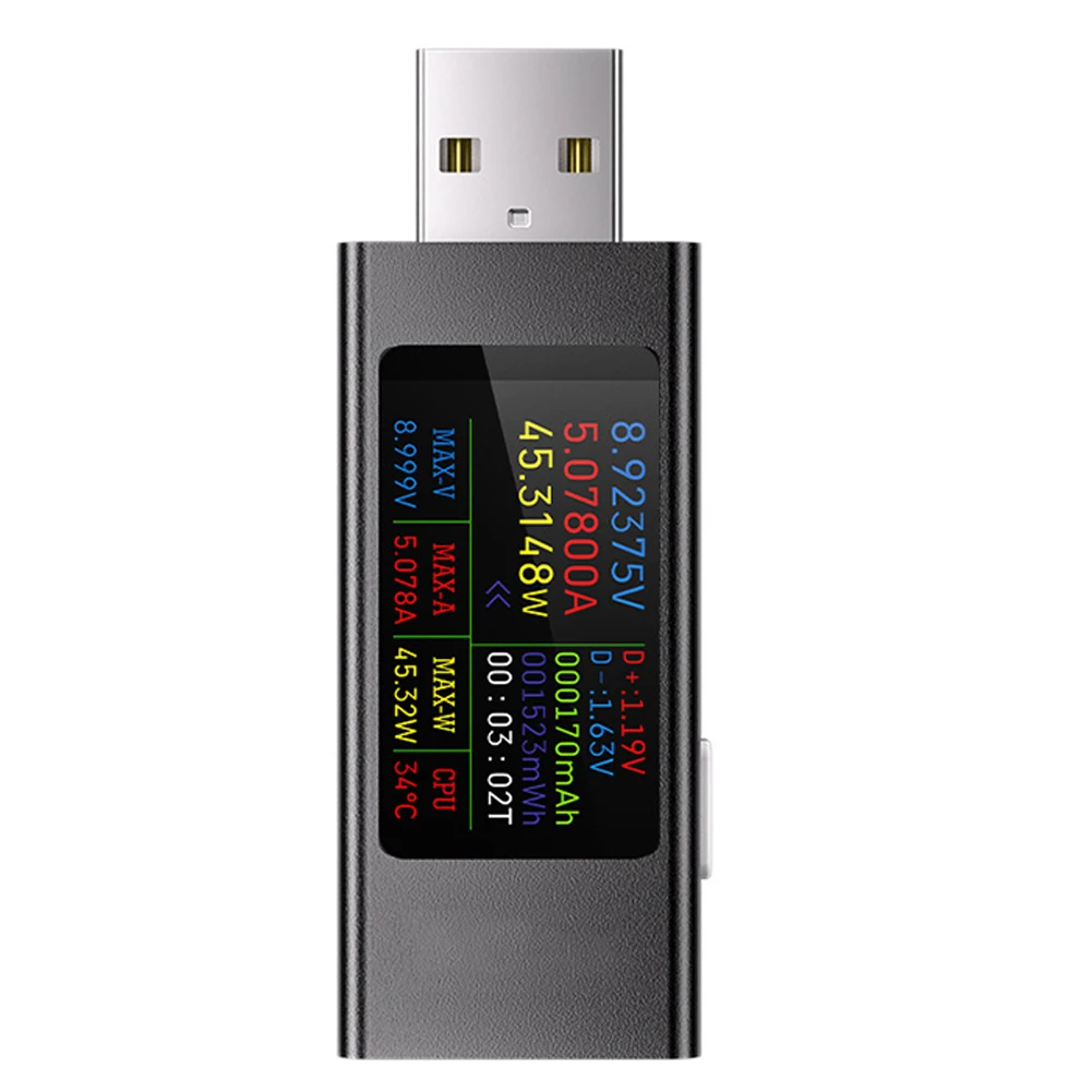 

USB A Tester KWSMX23 with 6 5A High Current Interface for Real Time Charging Power Detection and Multi Function Monitoring