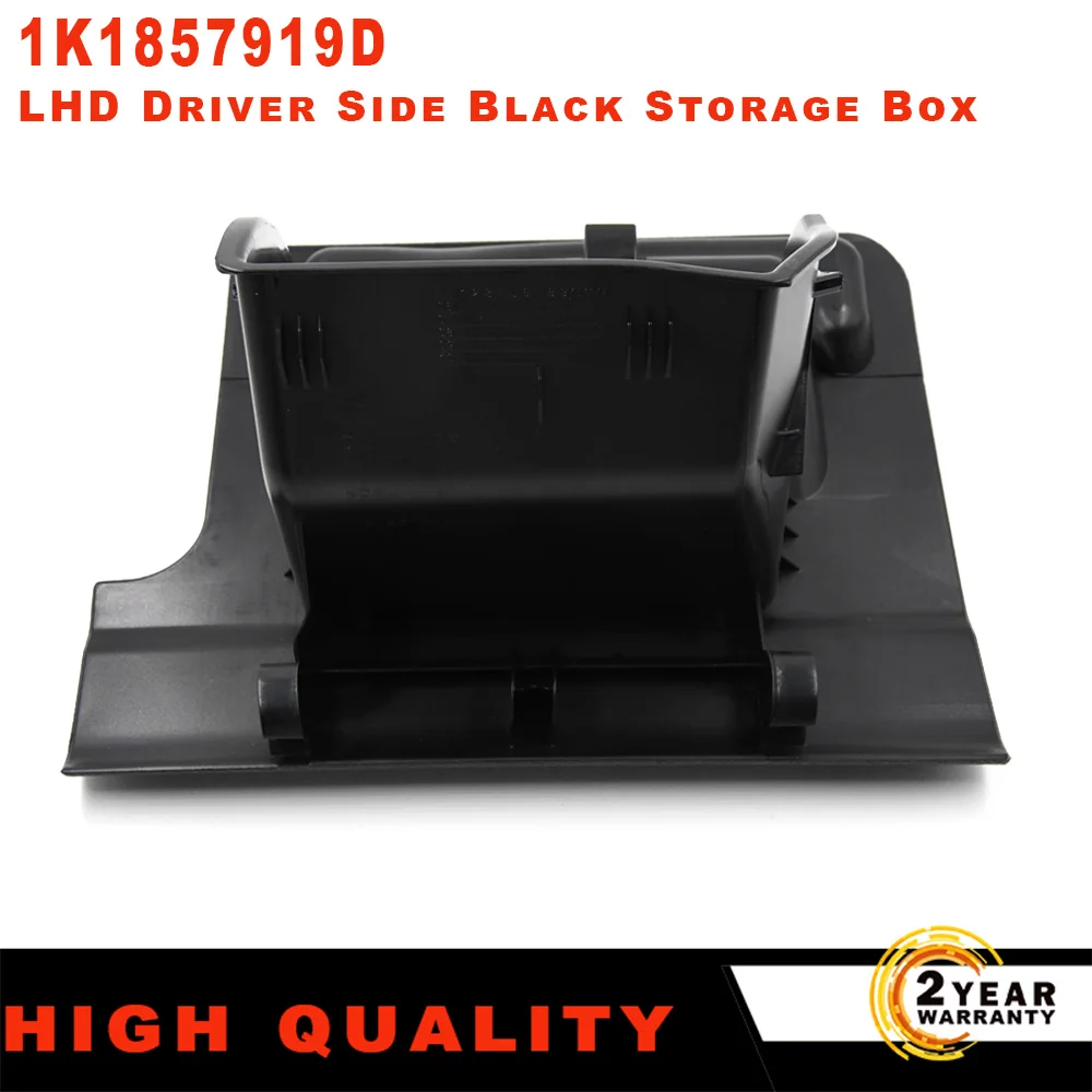 For EOS Golf Jetta Scirocco LHD Driver Side Black Storage Box Glove Box Drawer Trash Box 1K1857919D 1K1 857 919D