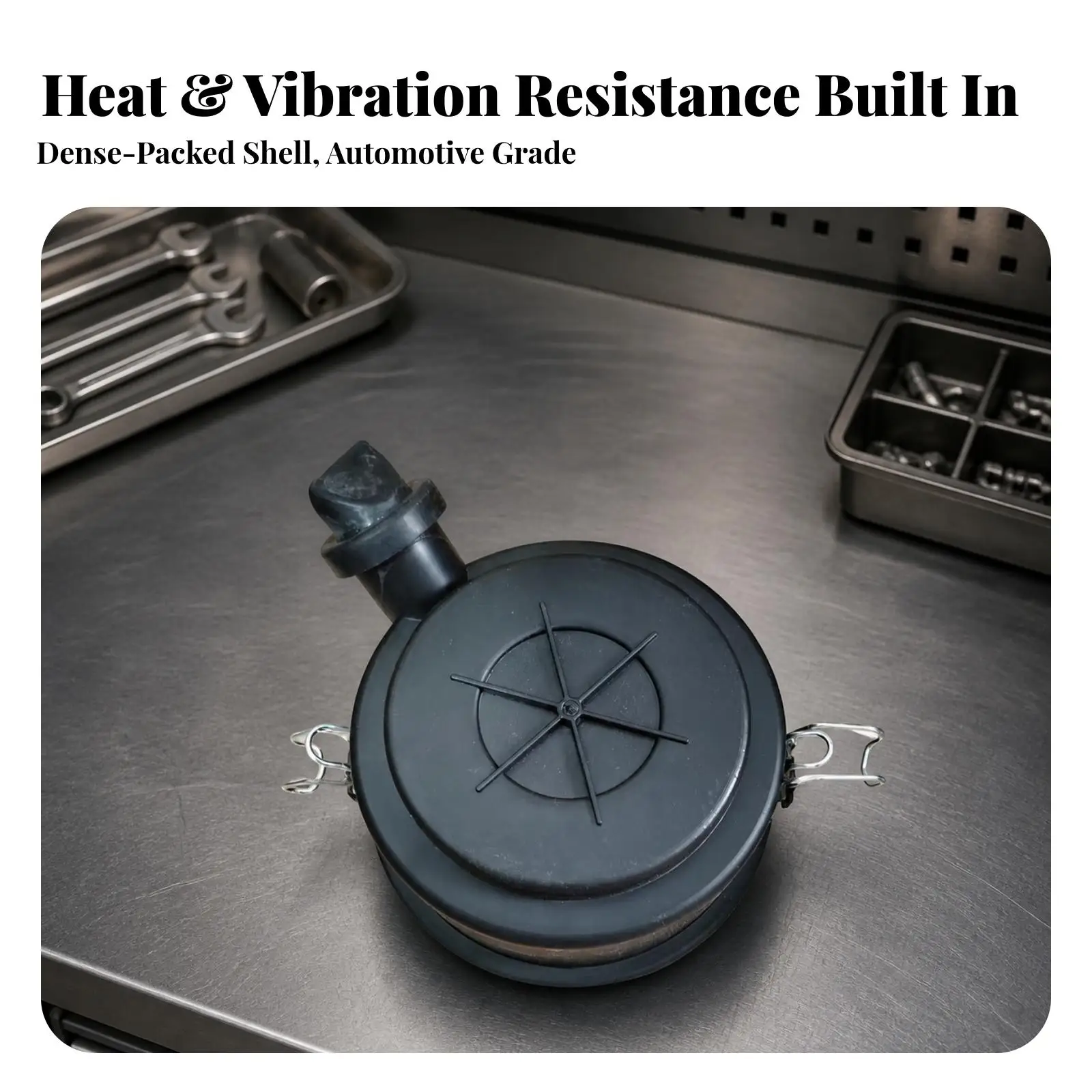 Round Air Intake Cover for Engine Air Cleaner Filter Housing P533761 with Reinforced Structure and Spring Fasteners