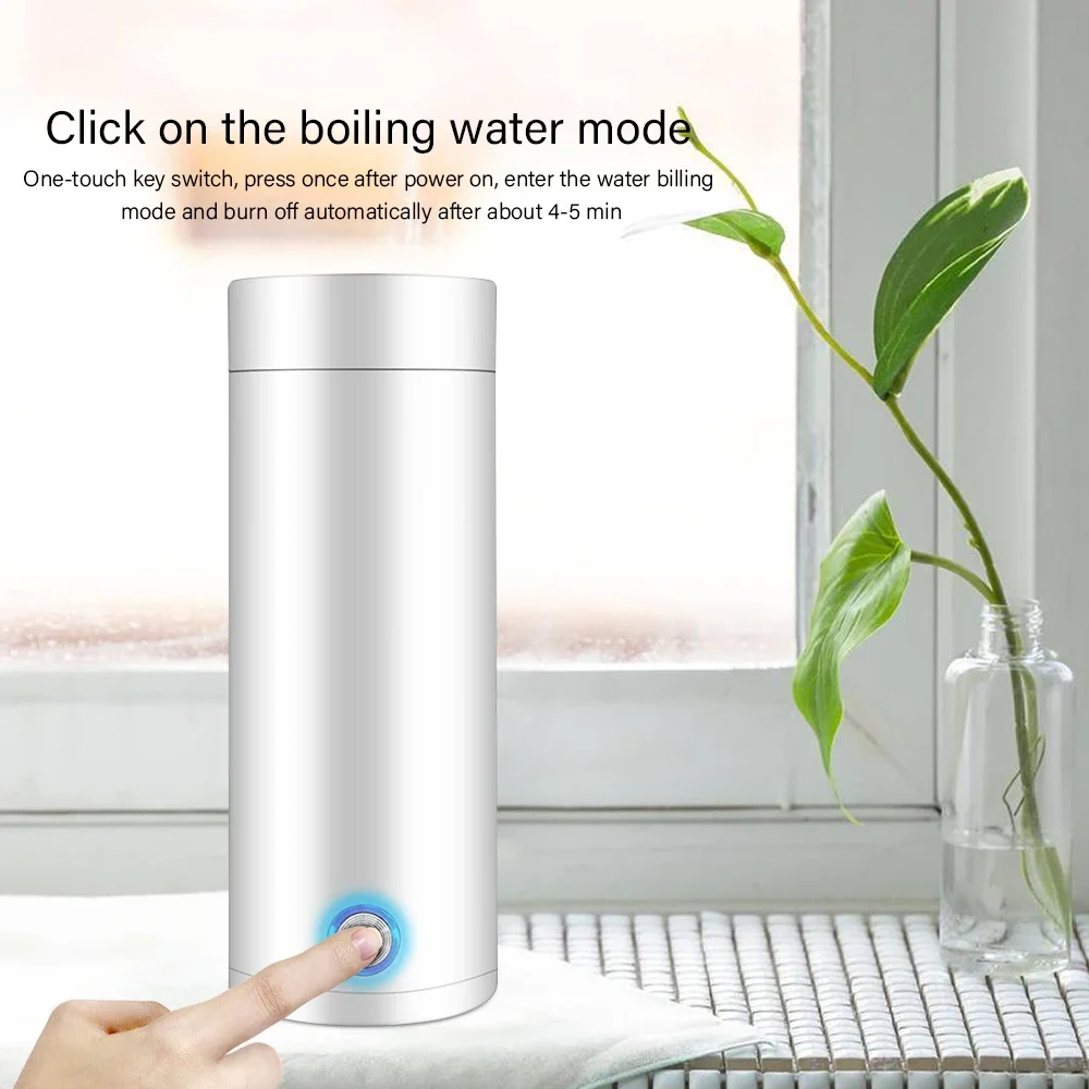 Xiaomi Youpin Portable Electric Kettle Thermal Cup Coffee Travel Water Boiler Temperature Control Smart Water Kettle Thermos