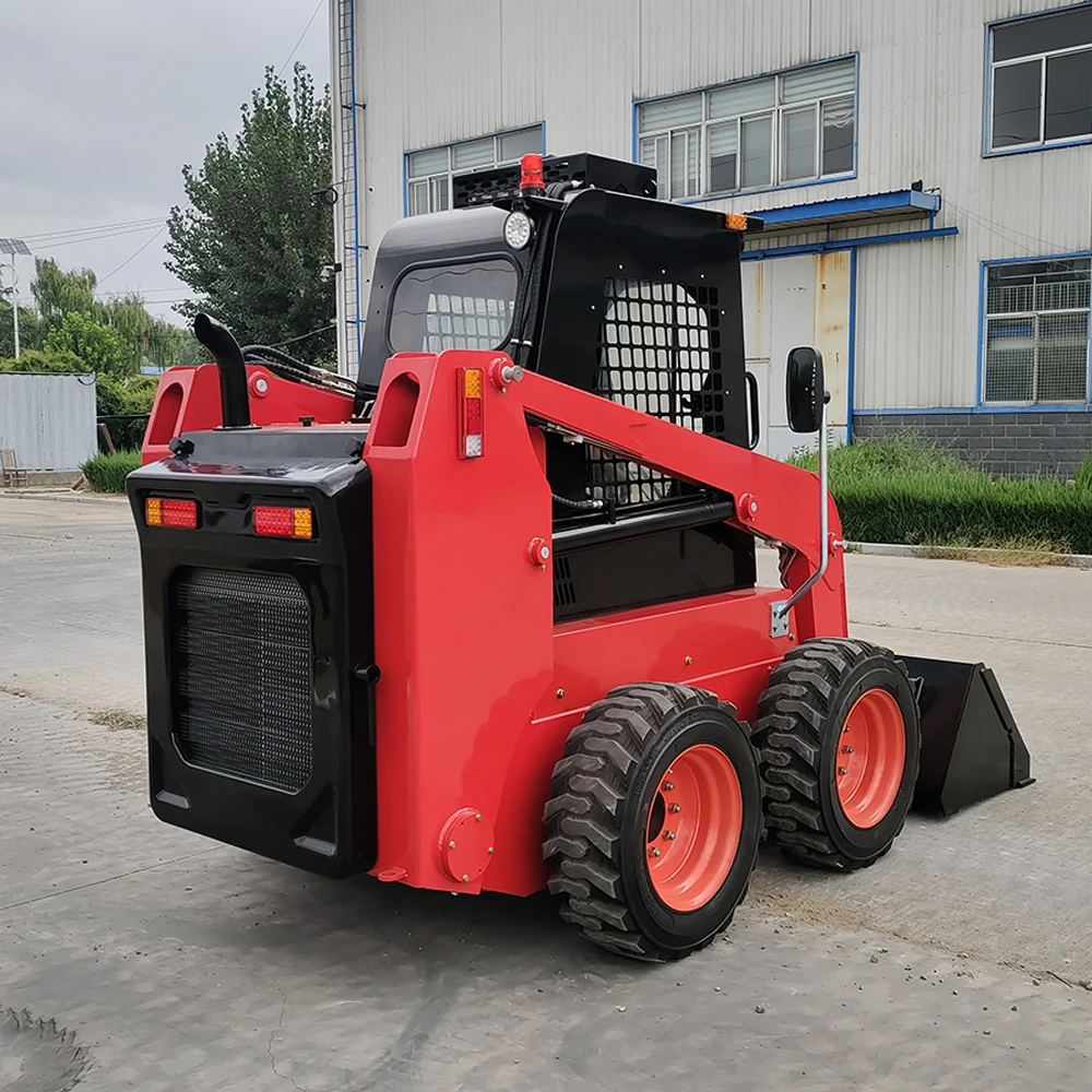 جرافة انزلاقية توجيه زاحفة صغيرة جرافة انزلاقية توجيه قوة الديزل تدعم النقل البحري العالمي حسب الطلب