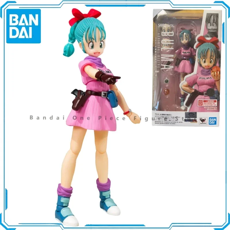 In Stock Original Bandai S.H.F Series Bulma's Adventure Begins Action Figures Animation Toys Gifts Anime Model