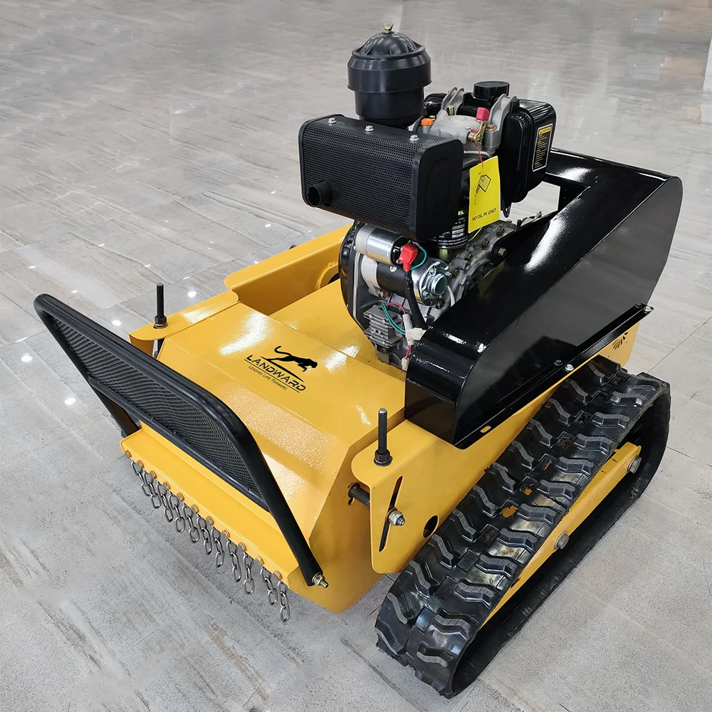 Wholesale Sell High Quality Crawler Weed Eater Wireless Remote Control Fully Automatic Lawn Mower Customized Lawn Mowing Robot