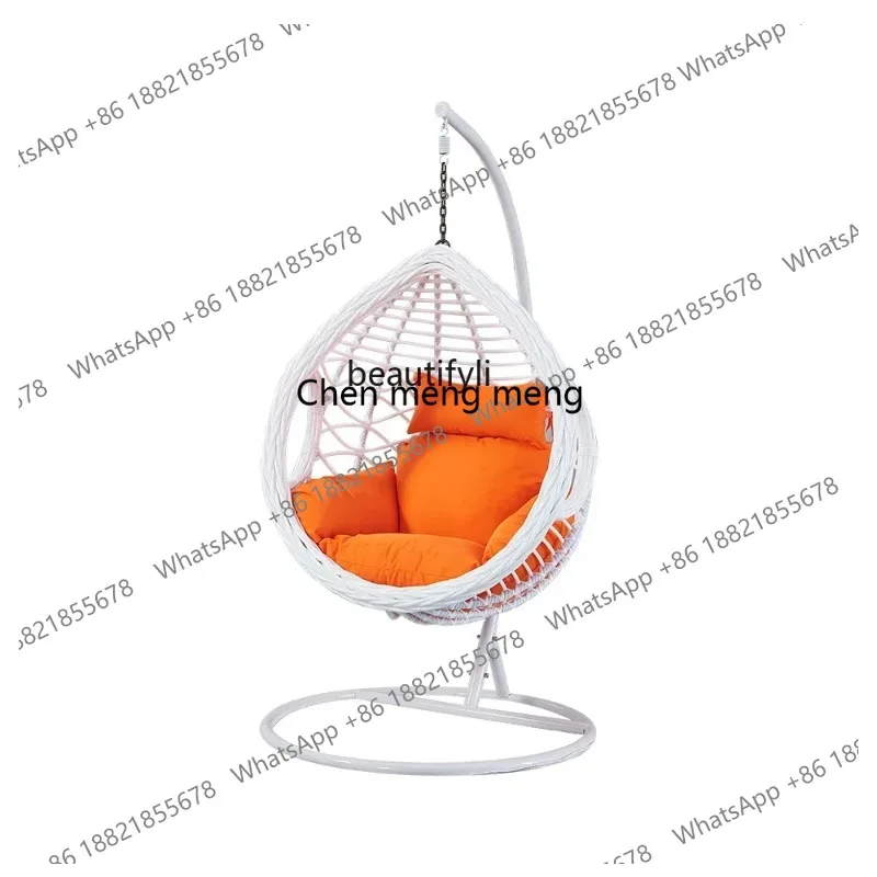 lhy 26 ss 26 Hanging Basket Rattan Chair Glider Floor Lazy Balcony Hammock Swing Cradle Chair