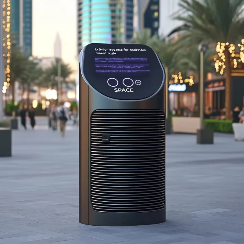 

Умный уличный рекламный световой короб с датчиком движения и системой антизапаха для мусорных баков