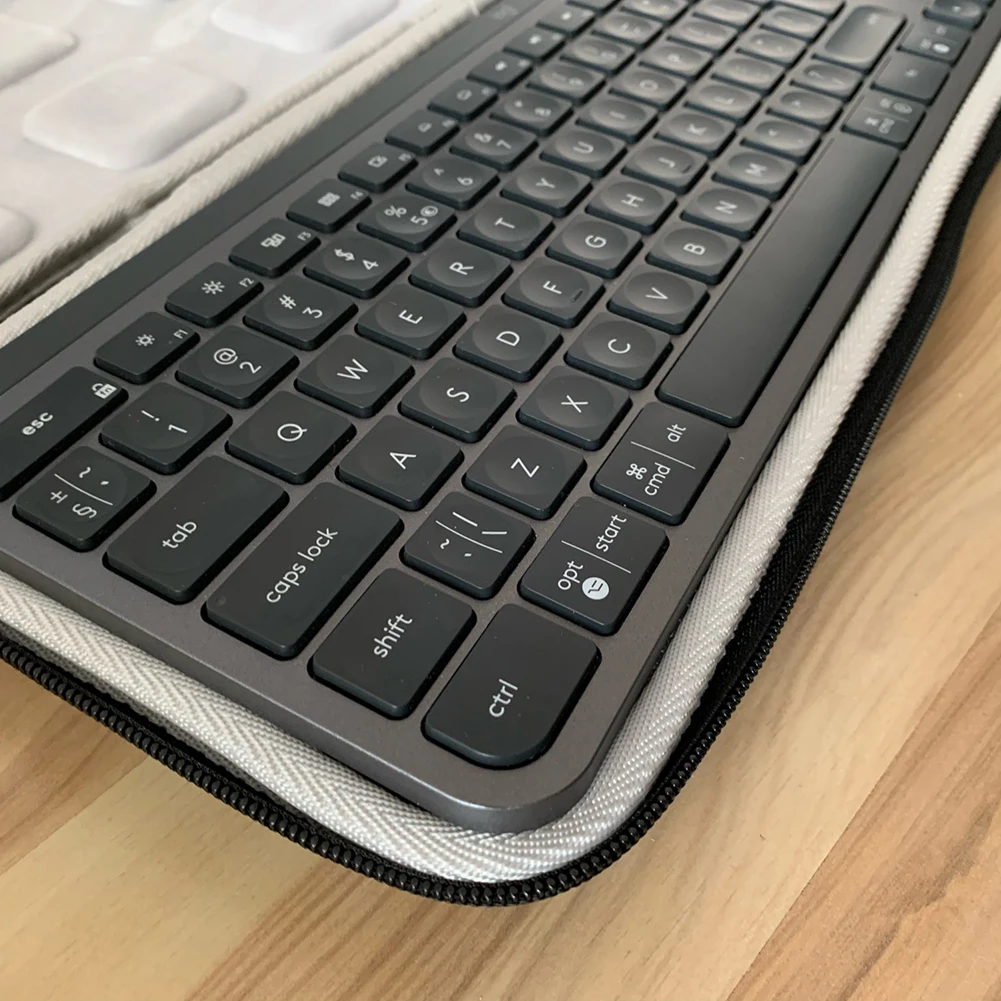 

Carrying Case for Logitech MX Keys Storage Bag Waterproof EVA Hard Case Shell Wireless Bluetooth Mechanical Keyboard Storage Box