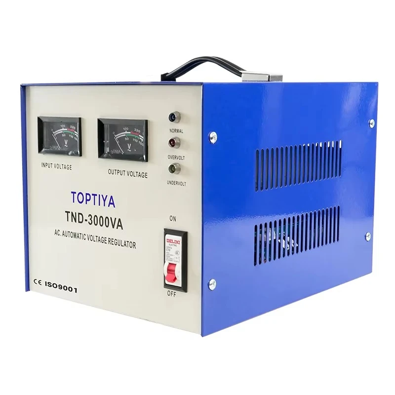 

2026 New TND-3000VA 220v SVC 1KVA 2KVA 5KVA Servo Motor Power Regulator AC Automatic Voltage Stabilizer