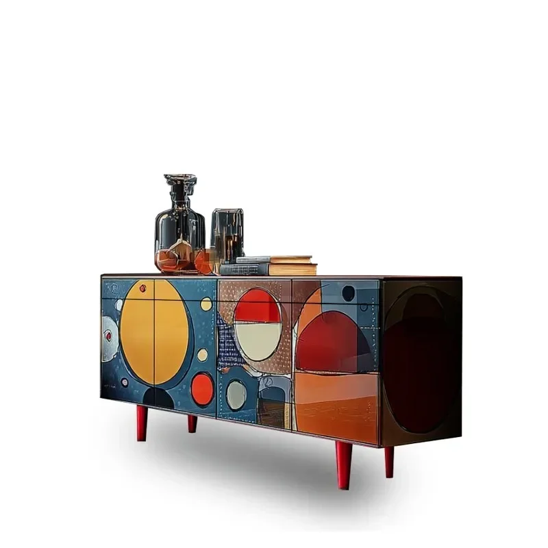 Polka dot shoe cabinet, modern aesthetic dopamine, art porch cabinet, creative high-end, furniture