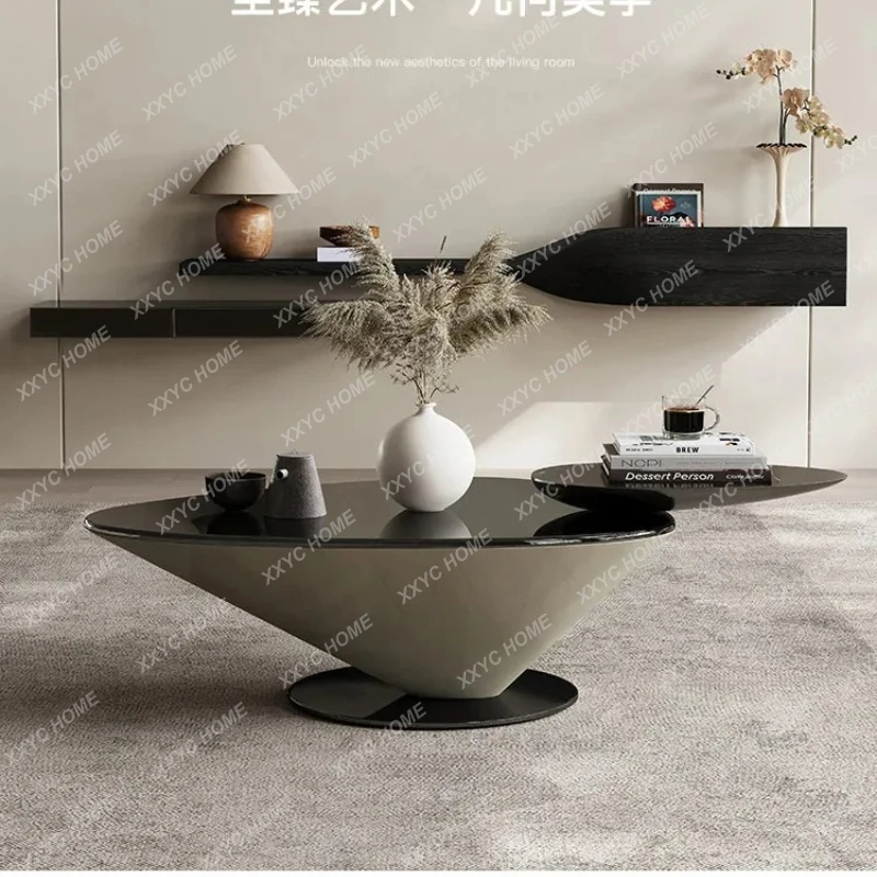 

Lminimalist home living room special-shaped piano paint glossy villa high-end coffee table