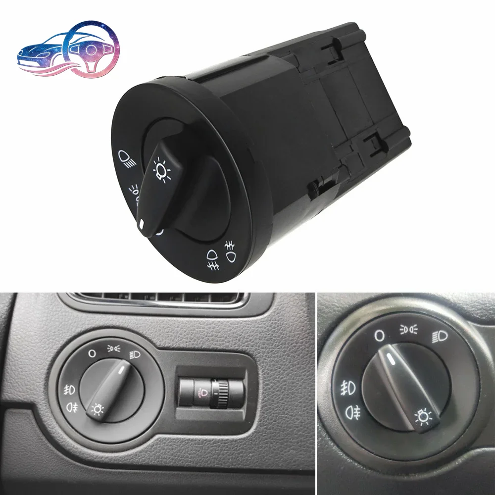 For Skoda Fabia Octavia Combi Octavia 1U2 Combi 1U5 Roomster Praktik 5J Superb 3U4 Headlight Fog Lamp Switch Knob 5JD941531