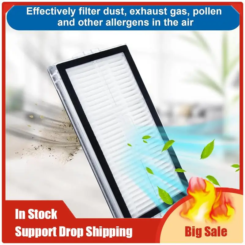 

Лучшие предложения, сменный HEPA-фильтр в упаковке, 4 шт., аксессуары для роботов-пылесосов Roborock Saros 10R