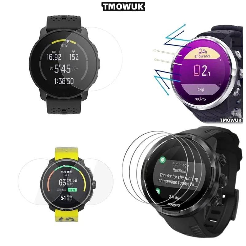 

For Suunto 5 7 9 Peak Pro Race S 45mm 49mm OCEAN Traverse AlphaTempered Glass Screen ProtectorAntiScratch 9HHD Clear