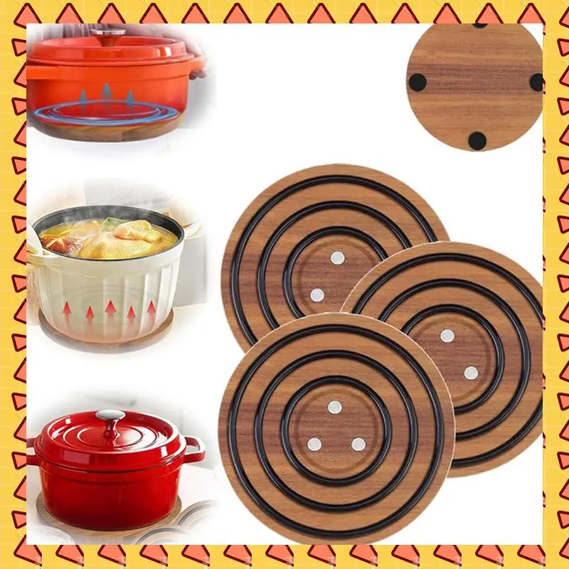 

A008 3 шт. магнитные подставки для кастрюль, нескользящие магнитные подставки для кастрюль и сковородок