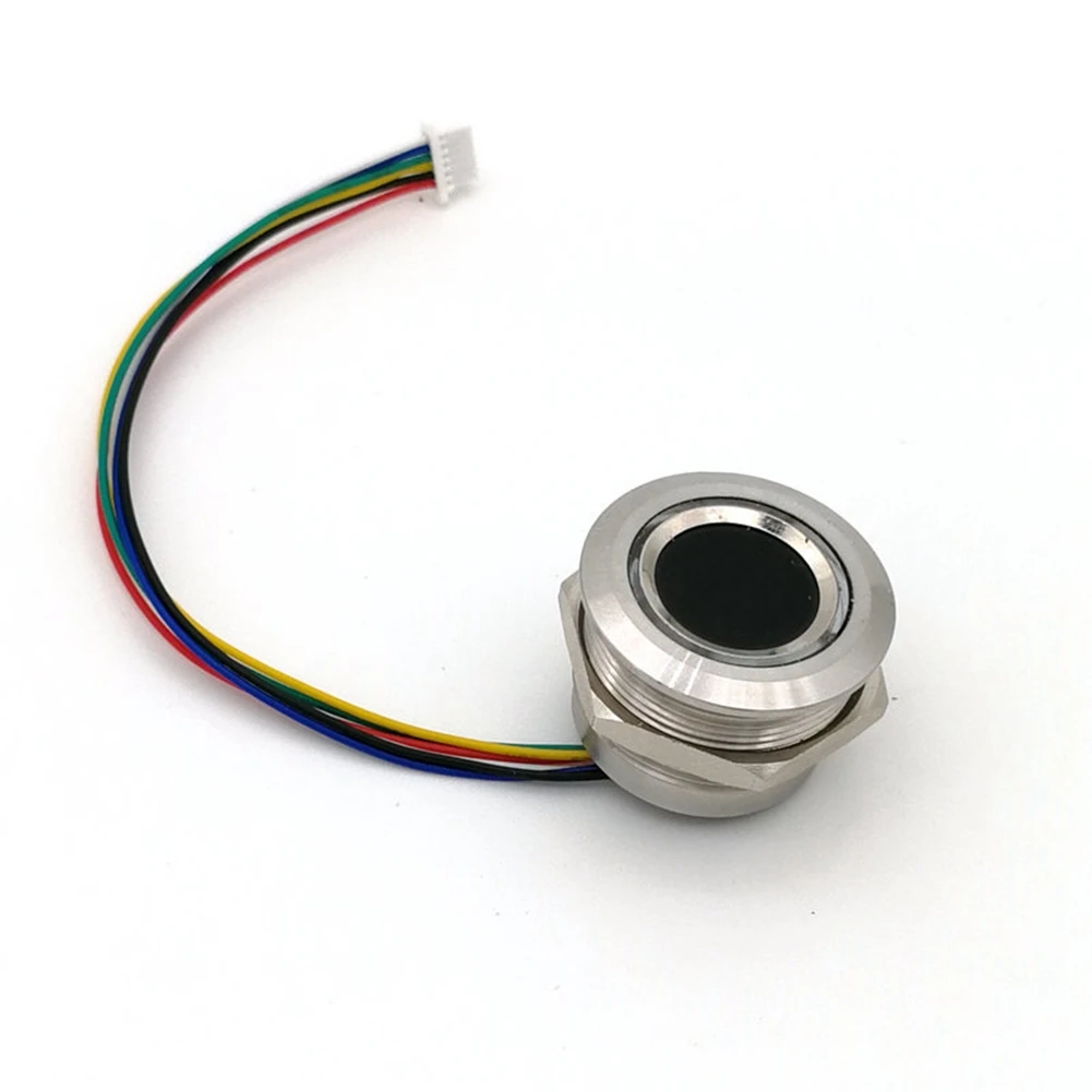 R503 Fingerprint Module Sensor Circular Round Ring Indicator LED Control DC3.3V MX1.0-6Pin Capacitive Fingerprint Scanner-19mm