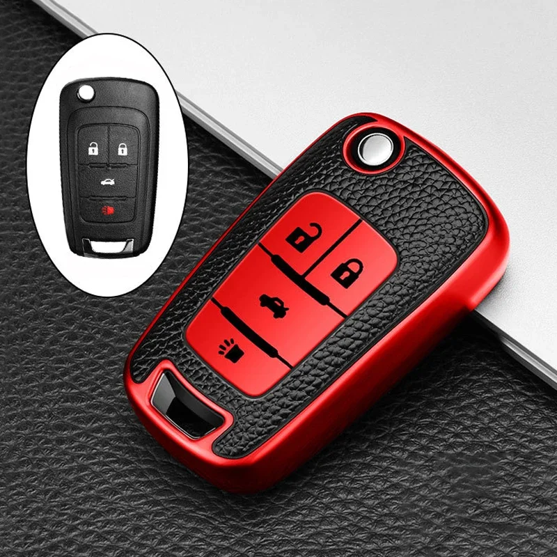 Funda de TPU para llave de coche, carcasa para Chevrolet, Cruze, Aveo, Trax, Sail, Malibu, Opel, Vauxhall, Astra, Corsa, Meriva, Insignia, accesorios