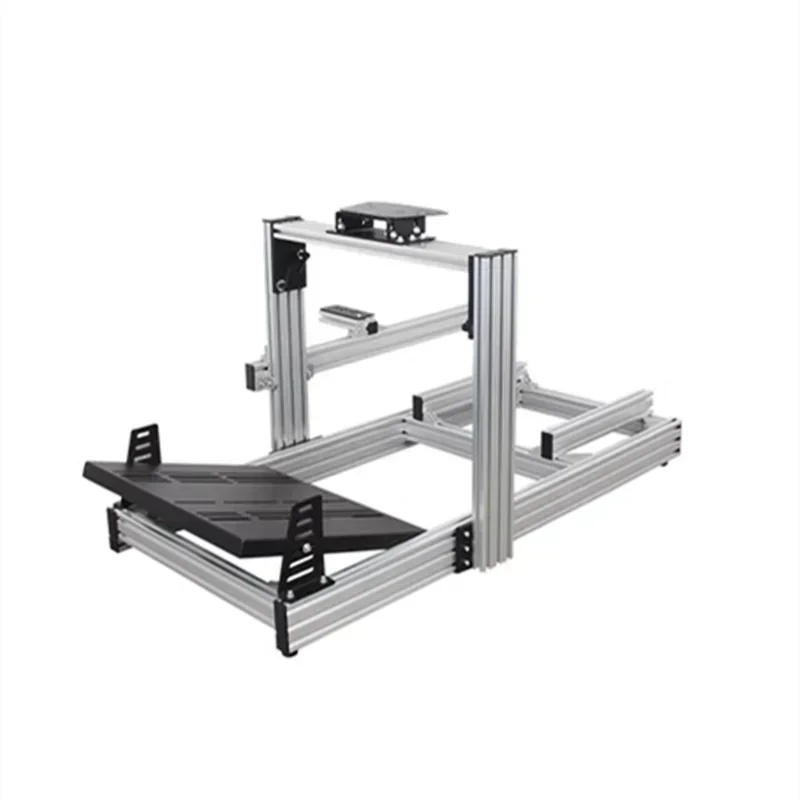 Bestselling Aluminum profile 4080 40120 game direct drive motion simulator, cockpit seat handbrake view 3