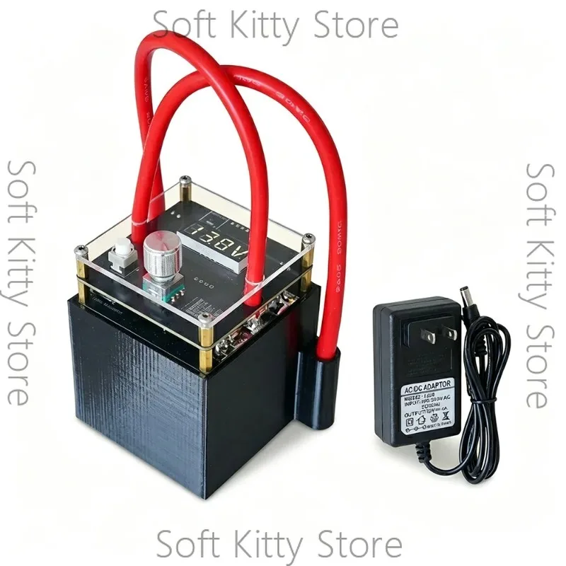 110‑220V Dual‑Pulse 4 Farad Capacitor Spot Welder, High Power DIY 18650 Battery Spot Welder
