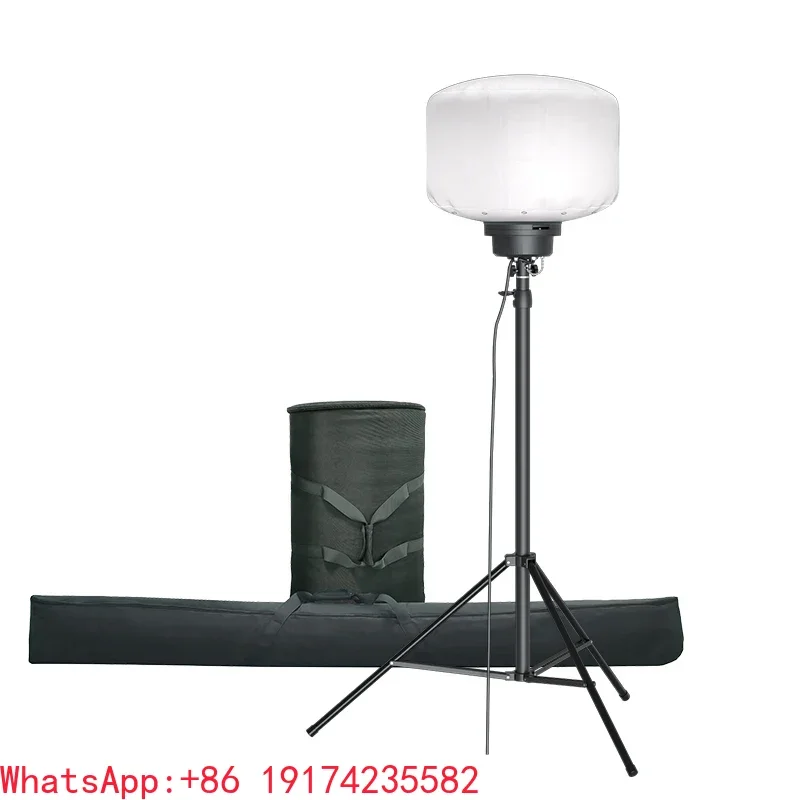 2024 New Design 150W 360 Degree Balloon Light Tower Stand Inflatable Portable Construction Balloon Work Light