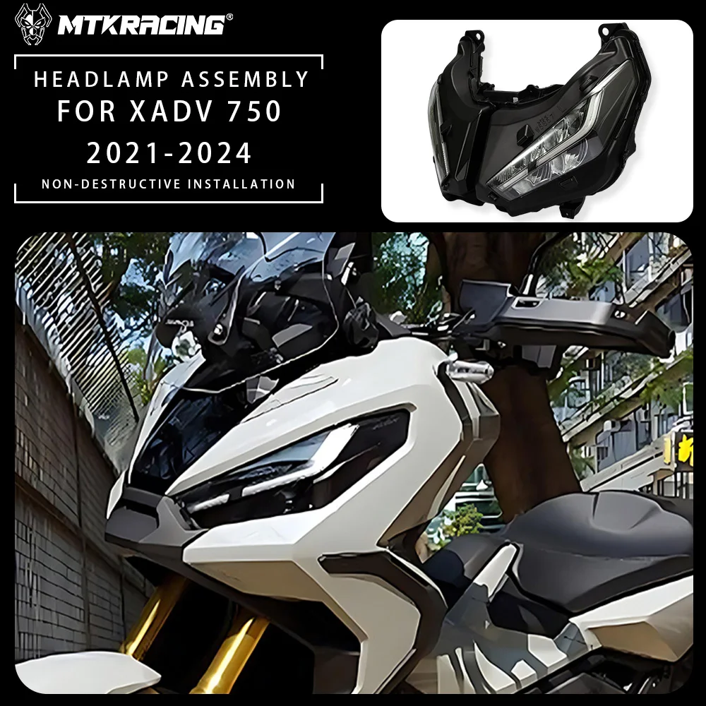 

For HONDA XADV 750 2021-2024 Motorcycle Accossories Headlight Assembly Front Headlamp Head Light Lamp
