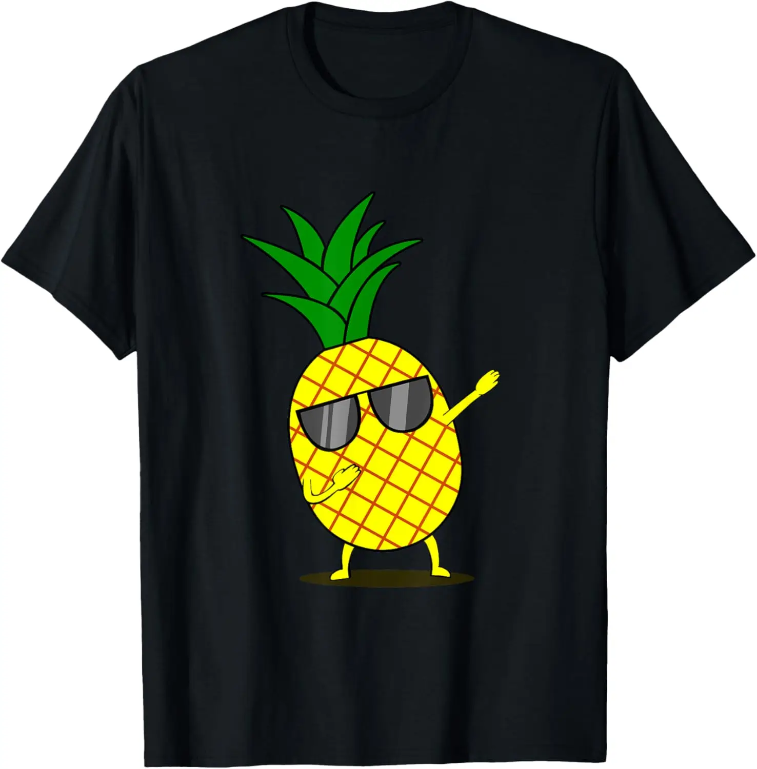 Dabbing Ananas Jaune - Dab T-Shirt Funny Dancing Fruit