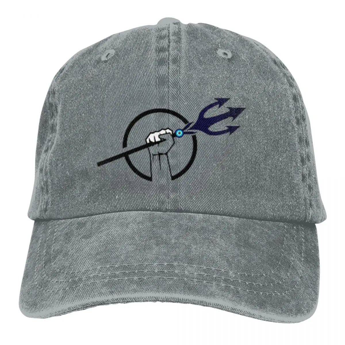 Pure Color Dad Hats Raise Poseidon Trident Women's Hat Sun Visor Baseball Caps Poseidon's Weapon Peaked Cap