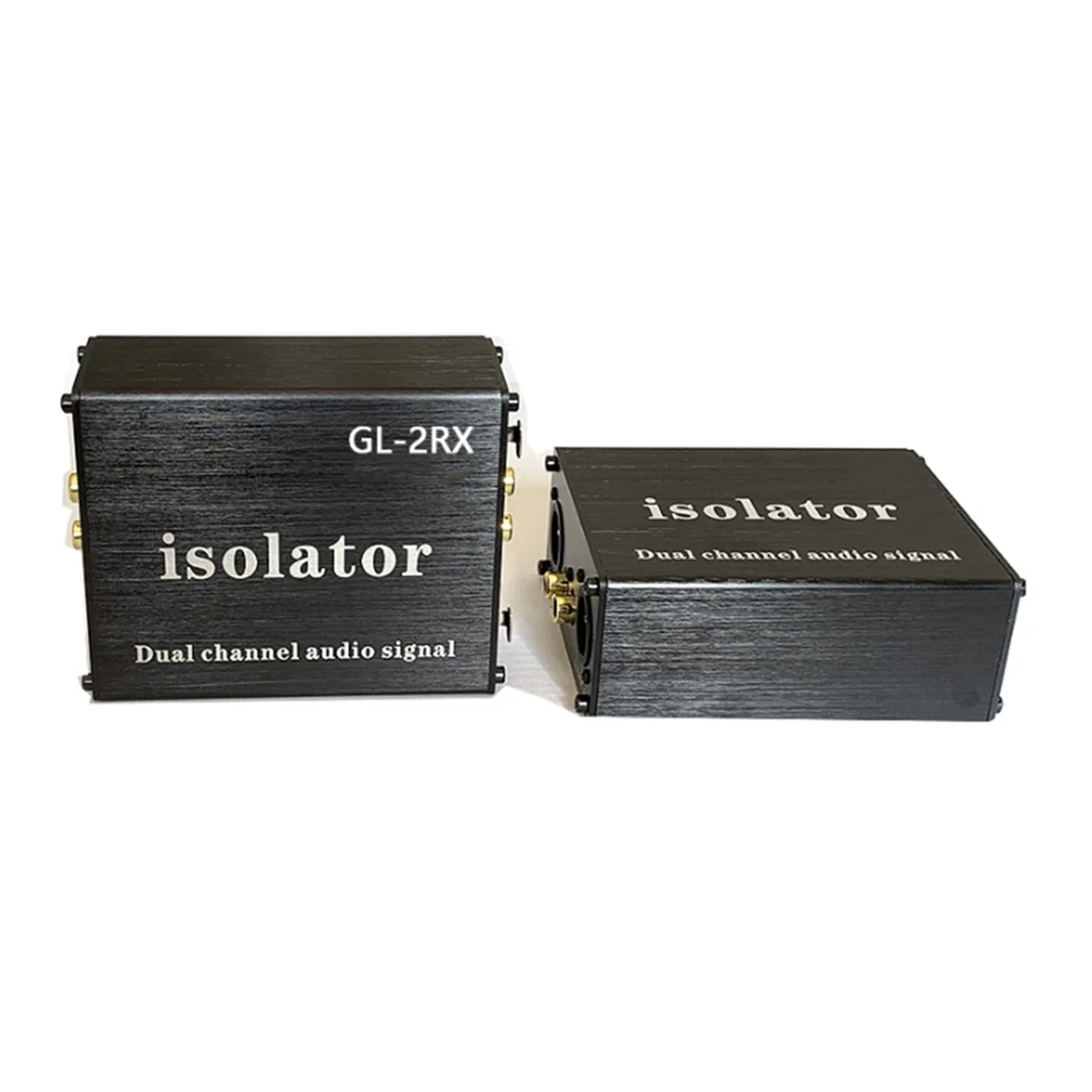 -2RX Audio Isolator Signal Filter Processor Audio Current Sound Elimination Noise Reduction Lotus Interface XLR