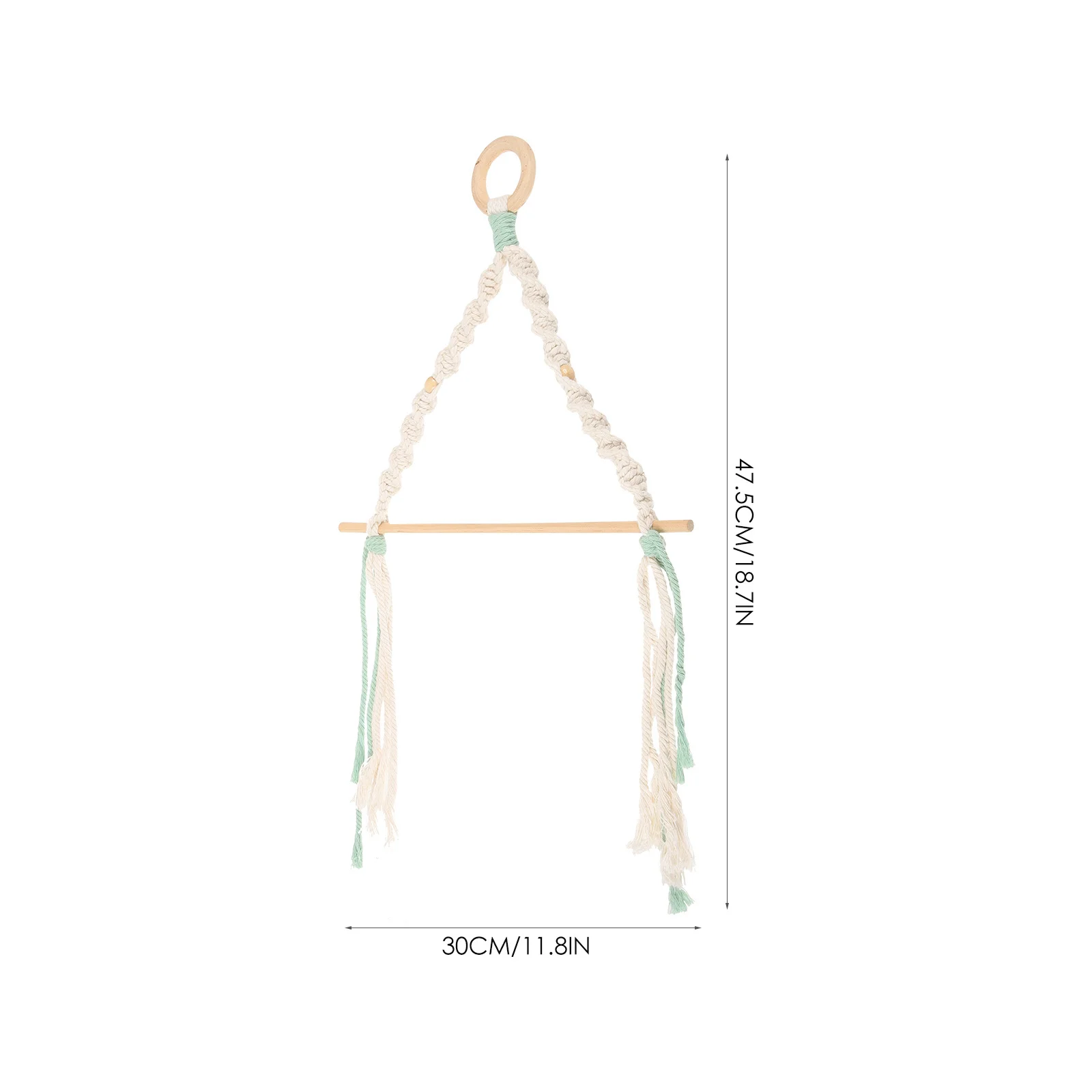 1pcs Wall Mounted Toilet Paper Holder Rustic Wood Rope Design Space Saving Bathroom Kitchen Rack Vintage Roll Paper Stand Hemp