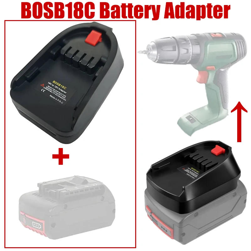 

For Bosch 18V GBA Series Batteries Convert To for Bosch PBA Series Lithium Electrical Tools BOSB18C Battery Adapter Converter