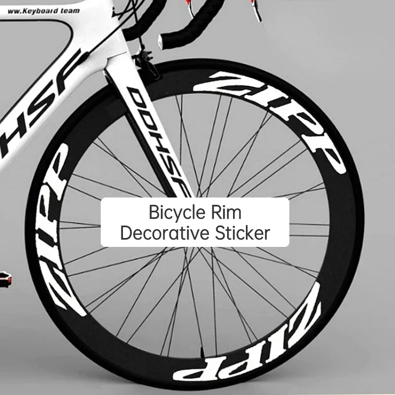 Road Bike Rim Sticker Bicycle Wheel Decals Pegatinas Bicicleta Waterproof Decorative Film Cycling Accessories Reflective Sticker