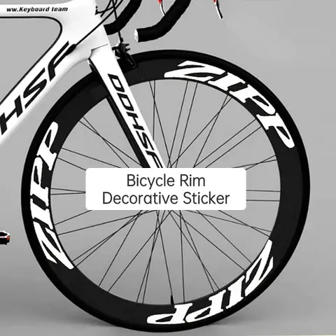 도로 자전거 림 스티커 자전거 바퀴 데칼 Pegatinas Bicicleta 방수 장식 필름 사이클링 액세서리 반사 스티커