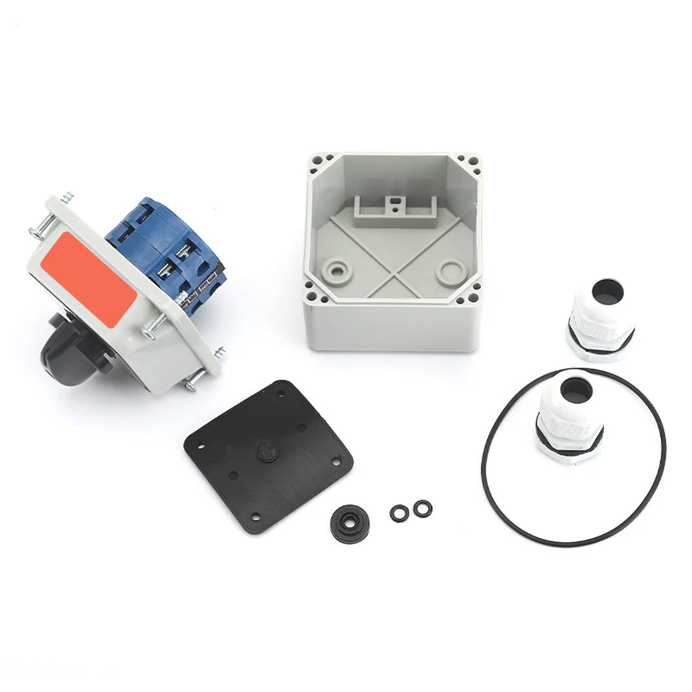 SZW26-20 Changeover Switch 1-0-2 Position Rotary Type IP65 Rated 660V Insulation Voltage 20A Conventional Current