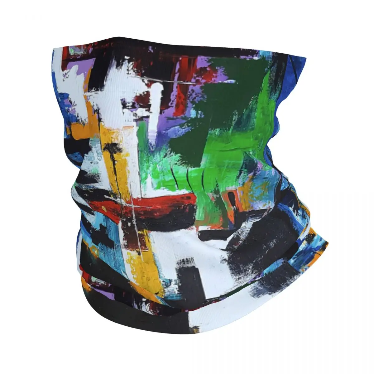 Unsolvable Rubiks Cube Graffiti Winter Headband Neck Warmer Men Women Hiking Hunting Tube Scarf Face Bandana Gaiter